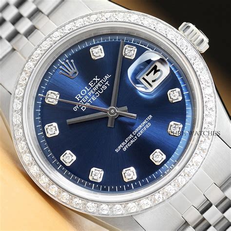 men's Rolex Datejust diamond bezel